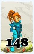 Um personagem do jogo Dofus, Cra-Ar, de nivel 148