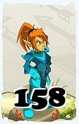 Um personagem do jogo Dofus, Cra-Ar, de nivel 158