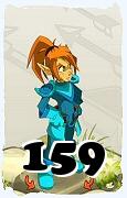 Um personagem do jogo Dofus, Cra-Ar, de nivel 159