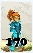 Um personagem do jogo Dofus, Cra-Ar, de nivel 170