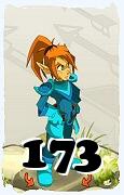 Um personagem do jogo Dofus, Cra-Ar, de nivel 173