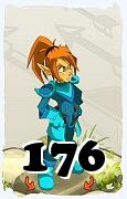 Um personagem do jogo Dofus, Cra-Ar, de nivel 176