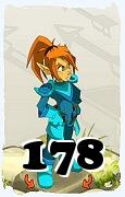 Um personagem do jogo Dofus, Cra-Ar, de nivel 178