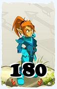 Um personagem do jogo Dofus, Cra-Ar, de nivel 180