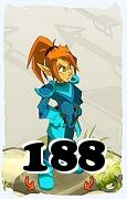 Um personagem do jogo Dofus, Cra-Ar, de nivel 188