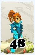 Um personagem do jogo Dofus, Cra-Ar, de nivel 48