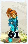 Um personagem do jogo Dofus, Cra-Ar, de nivel 61