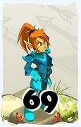 Um personagem do jogo Dofus, Cra-Ar, de nivel 69