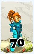 Um personagem do jogo Dofus, Cra-Ar, de nivel 70