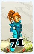 Um personagem do jogo Dofus, Cra-Ar, de nivel 71