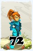 Um personagem do jogo Dofus, Cra-Ar, de nivel 72