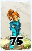 Um personagem do jogo Dofus, Cra-Ar, de nivel 75