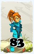 Um personagem do jogo Dofus, Cra-Ar, de nivel 83