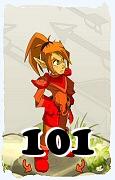 Un personnage du jeu Dofus, Crâ-Air, au niveau 101