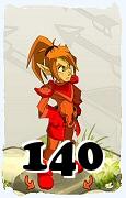 Un personnage du jeu Dofus, Crâ-Air, au niveau 140