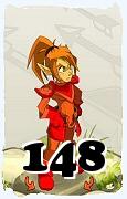 Um personagem do jogo Dofus, Roublard-Ar, de nivel 148