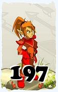 Un personnage du jeu Dofus, Crâ-Air, au niveau 197