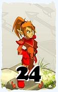 Um personagem do jogo Dofus, Cra-Ar, de nivel 24