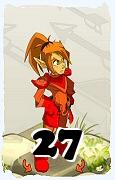 Um personagem do jogo Dofus, Roublard-Ar, de nivel 27