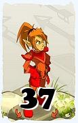 Um personagem do jogo Dofus, Cra-Ar, de nivel 37