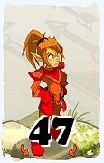 Un personnage du jeu Dofus, Crâ-Air, au niveau 47