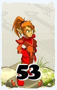 Um personagem do jogo Dofus, Cra-Ar, de nivel 53