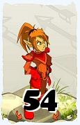 A Dofus character, Cra-Air, by level 54