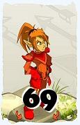 Un personnage du jeu Dofus, Féca-Air, au niveau 69