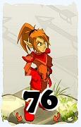 Um personagem do jogo Dofus, Xelor-Ar, de nivel 76