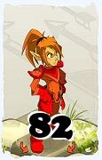 Um personagem do jogo Dofus, Cra-Ar, de nivel 82