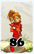 Um personagem do jogo Dofus, Cra-Ar, de nivel 86