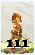 Un personnage du jeu Dofus, Crâ-Air, au niveau 111