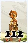 Um personagem do jogo Dofus, Sram-Ar, de nivel 112