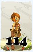 Un personnage du jeu Dofus, Crâ-Air, au niveau 114