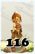 Un personaggio del gioco Dofus, Ocra-Aria, al livello 116