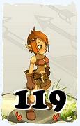 Um personagem do jogo Dofus, Cra-Ar, de nivel 119