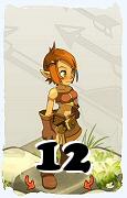 Um personagem do jogo Dofus, Cra-Ar, de nivel 12