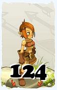 Un personaggio del gioco Dofus, Ocra-Aria, al livello 124