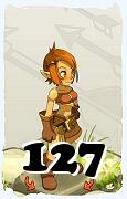 Un personaggio del gioco Dofus, Ocra-Aria, al livello 127