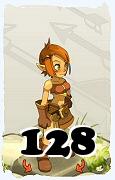 Um personagem do jogo Dofus, Cra-Ar, de nivel 128