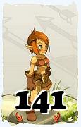 Un personaggio del gioco Dofus, Ocra-Aria, al livello 141