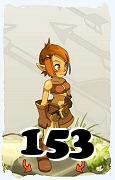 Un personaggio del gioco Dofus, Ocra-Aria, al livello 153