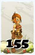 A Dofus character, Sadida-Air, by level 155