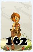 Um personagem do jogo Dofus, Cra-Ar, de nivel 162