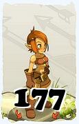 Un personaggio del gioco Dofus, Ocra-Aria, al livello 177