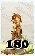 Um personagem do jogo Dofus, Cra-Ar, de nivel 180