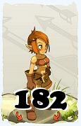 Um personagem do jogo Dofus, Cra-Ar, de nivel 182