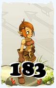 Um personagem do jogo Dofus, Cra-Ar, de nivel 183