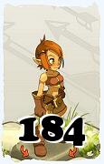 Um personagem do jogo Dofus, Cra-Ar, de nivel 184