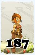 Un personnage du jeu Dofus, Crâ-Air, au niveau 187